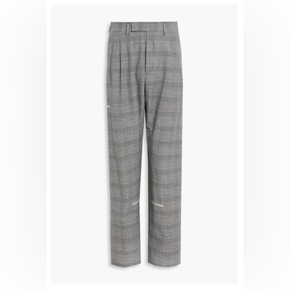 OFF-WHITE :
Prince of Wales checked cotton-blend pants